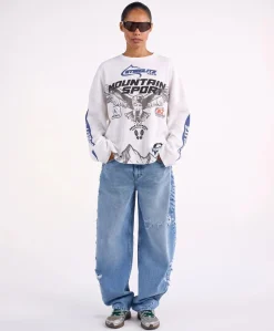 Dames longsleeve wit