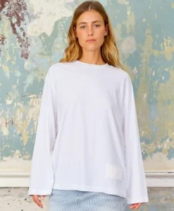Dames longsleeve wit