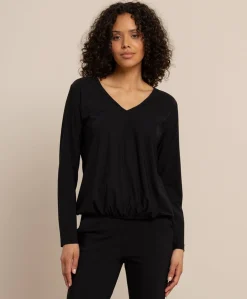 Dames longsleeve zwart
