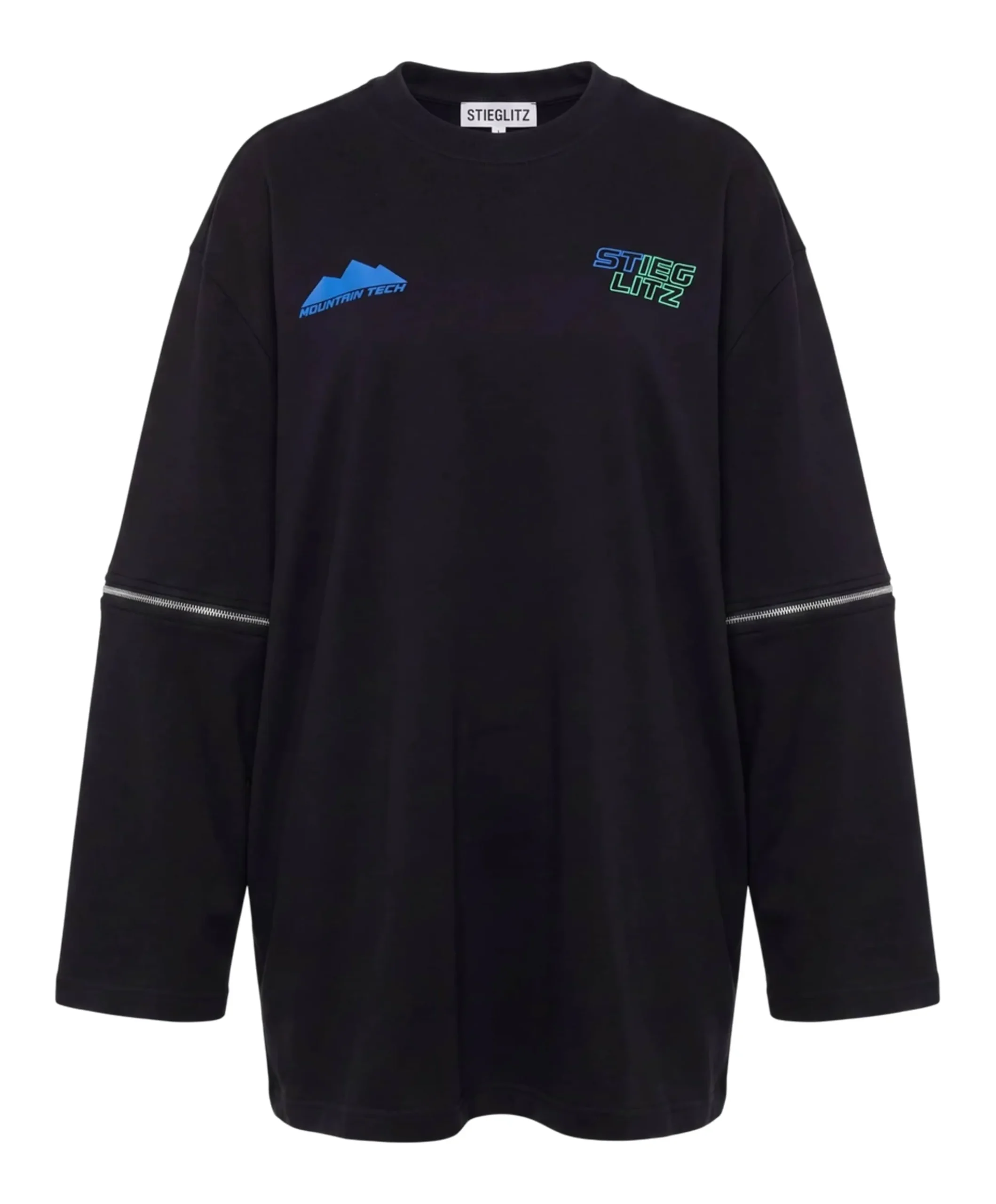 Dames longsleeve zwart