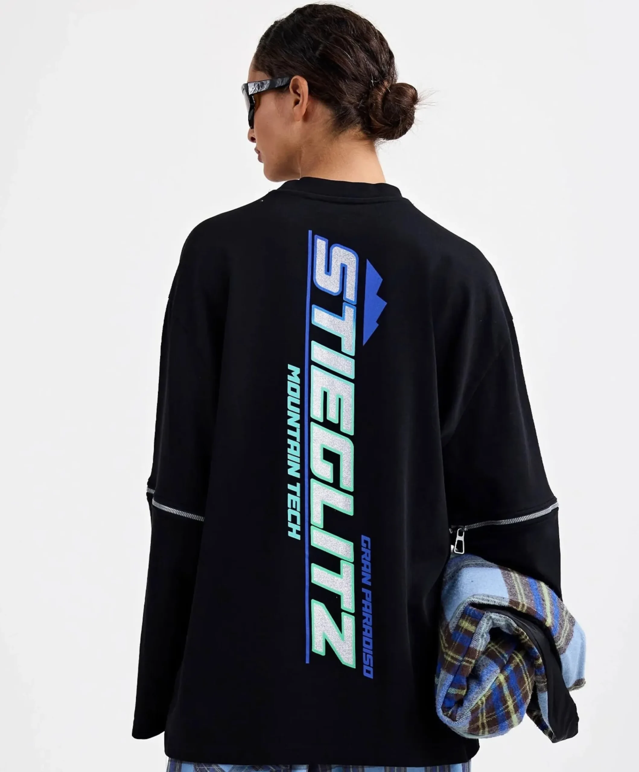 Dames longsleeve zwart