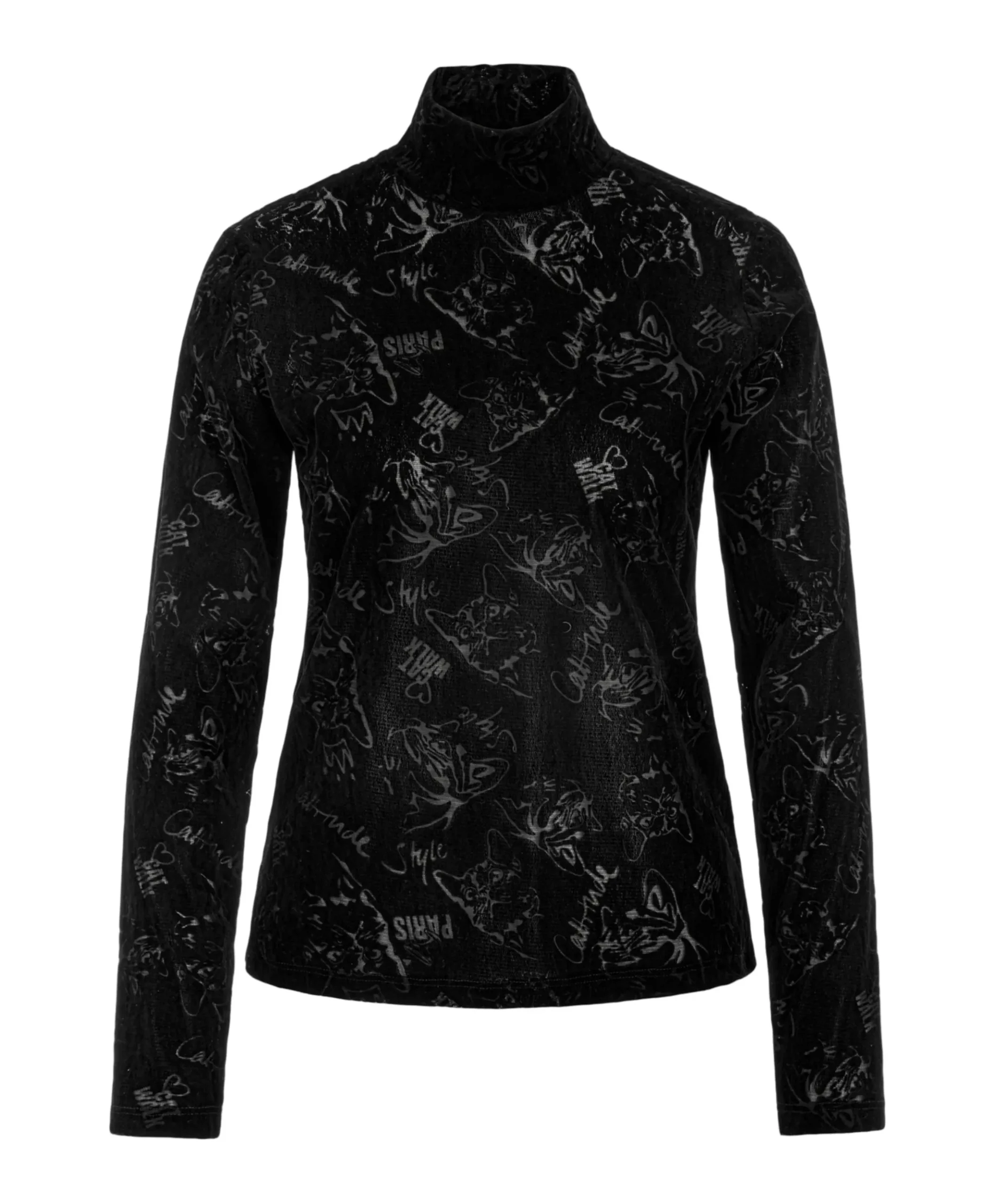 Dames longsleeve zwart