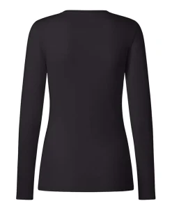 Dames longsleeve zwart