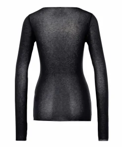Dames longsleeve zwart