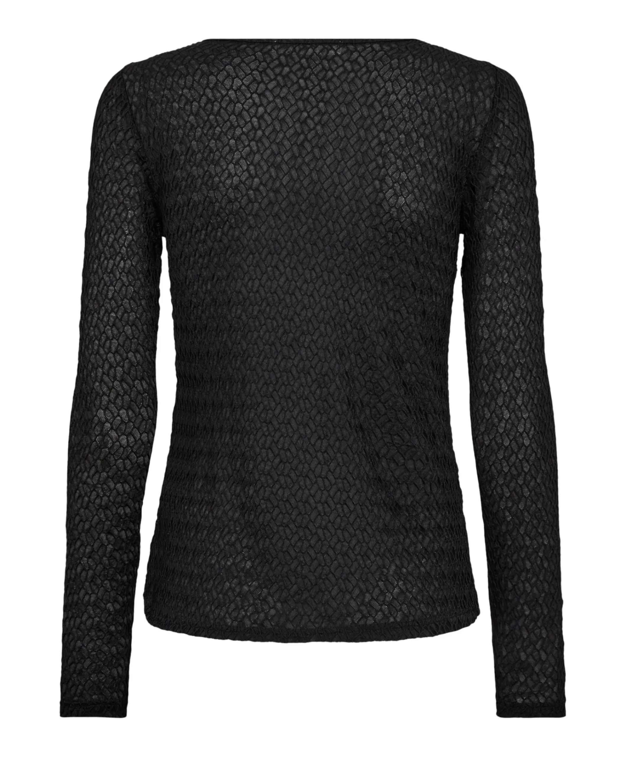 Dames longsleeve zwart