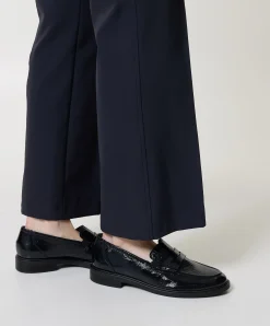 Dames mocassins blauw
