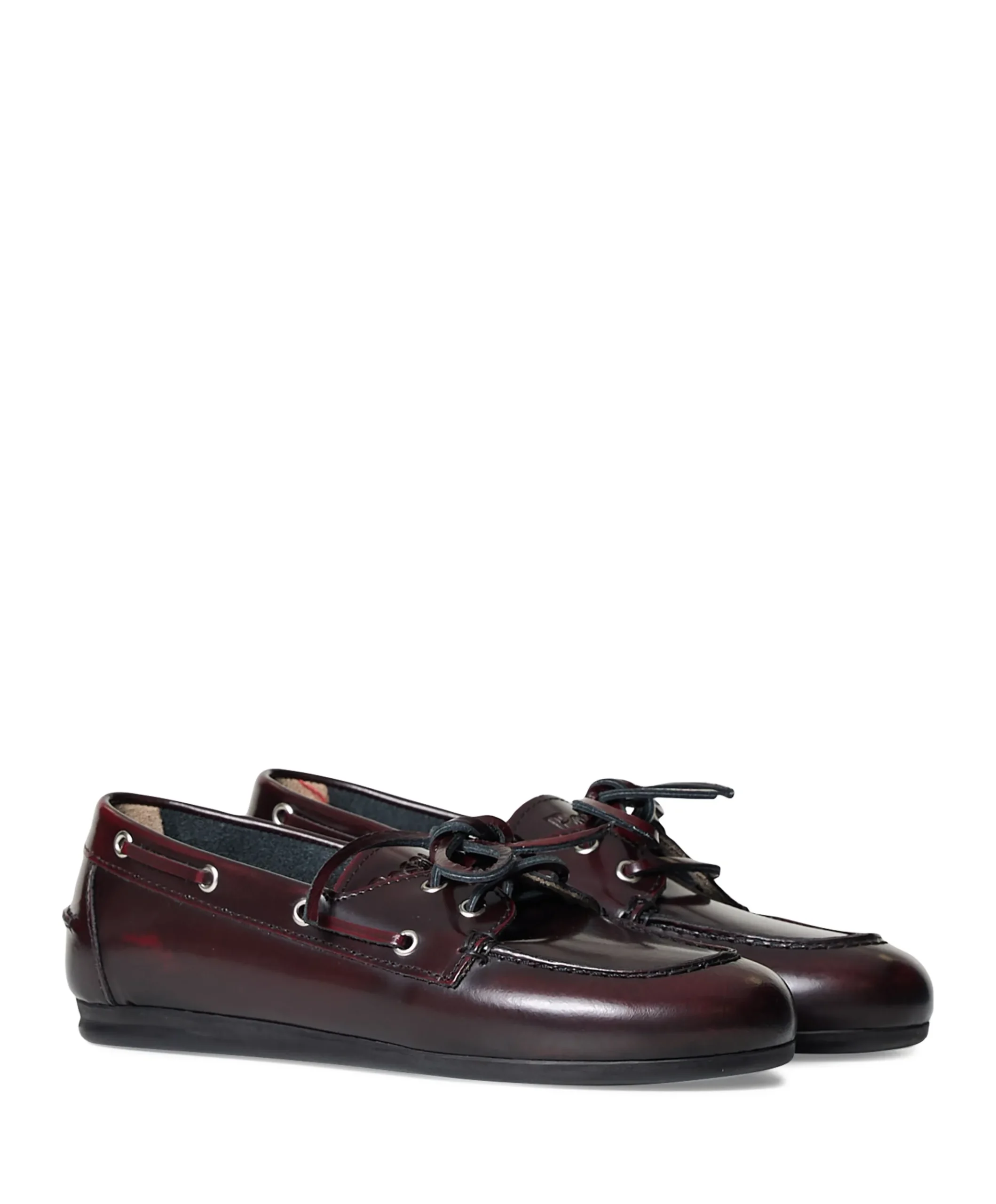 Dames mocassins bordeaux