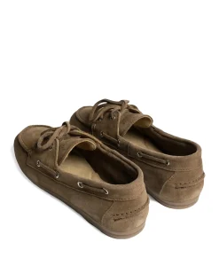 dames mocassins bruin