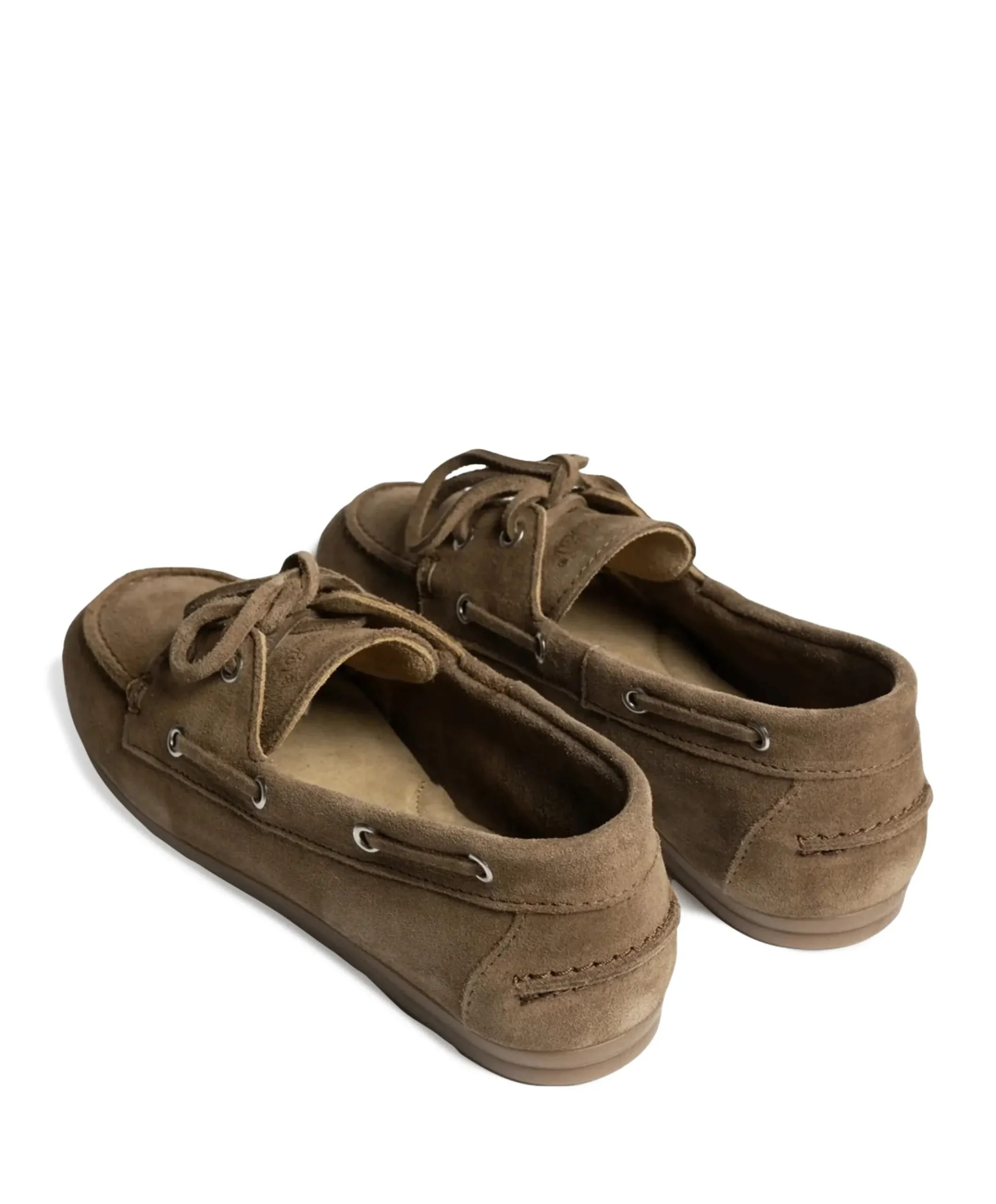 dames mocassins bruin