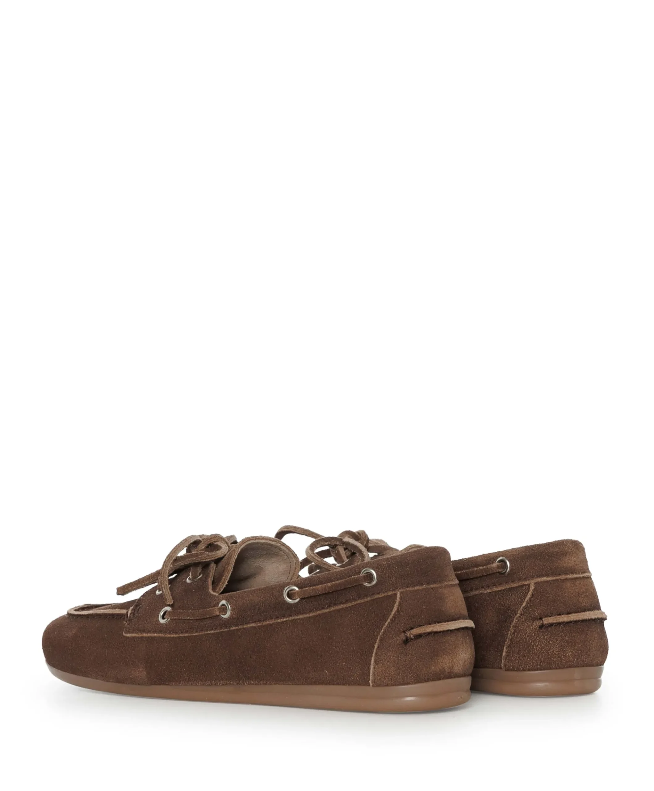 dames mocassins bruin