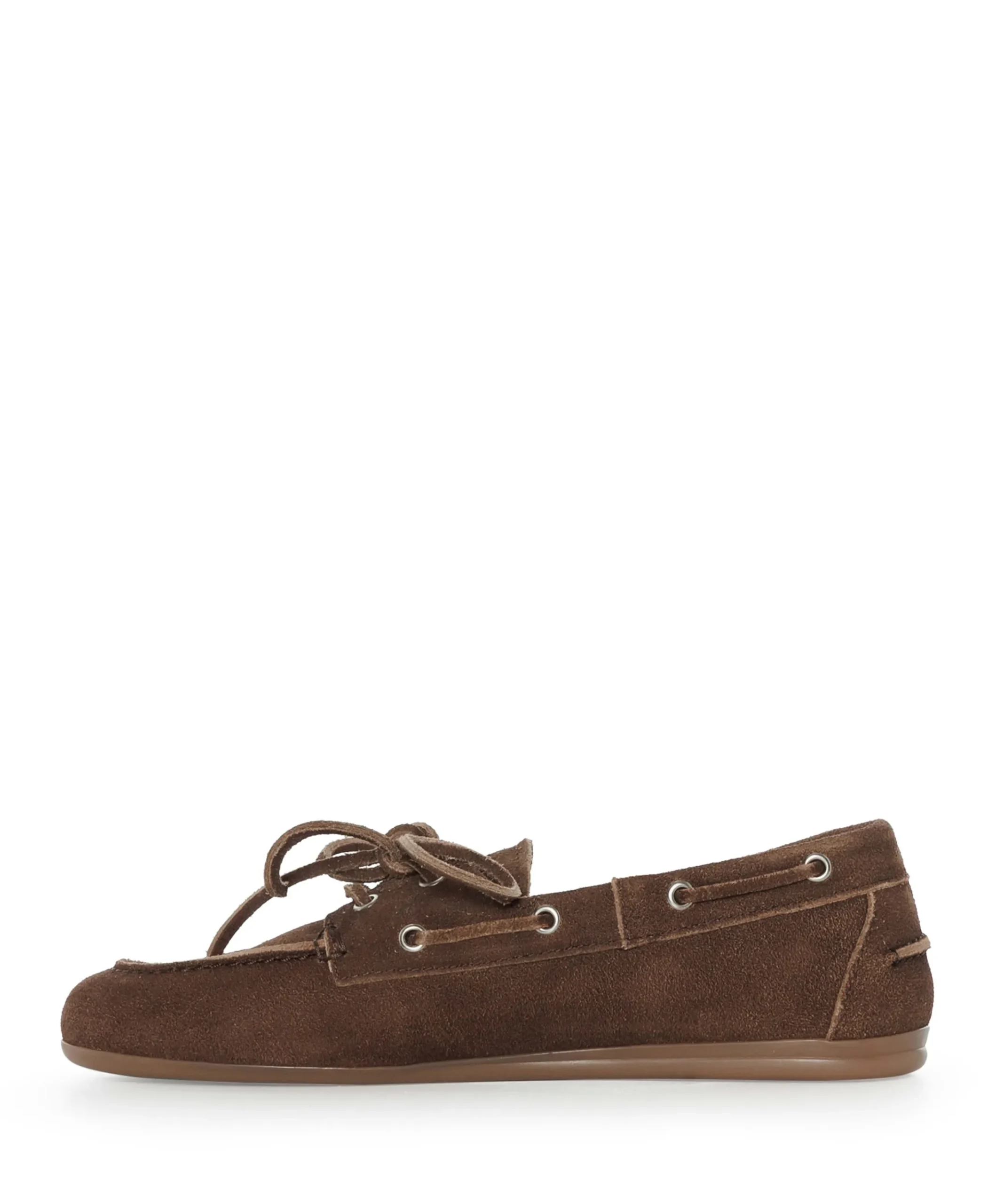 dames mocassins bruin