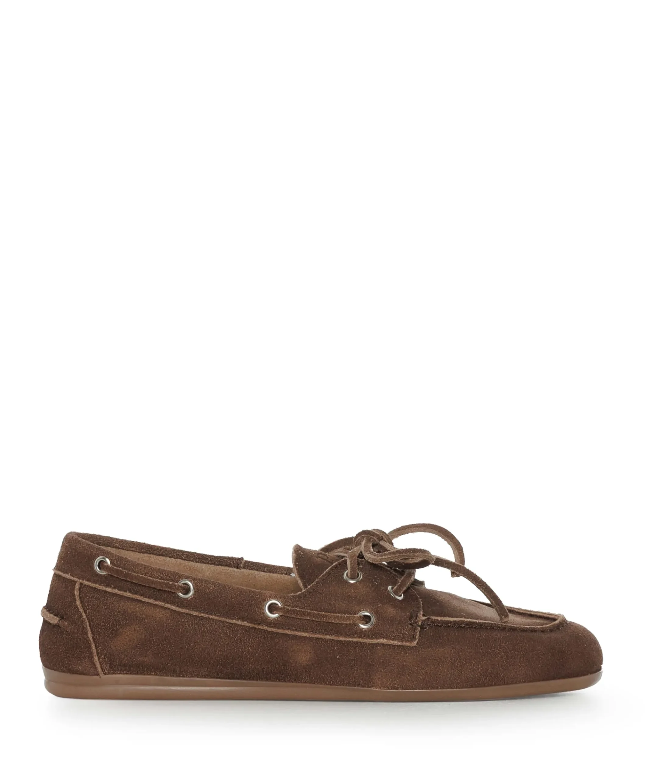 dames mocassins bruin