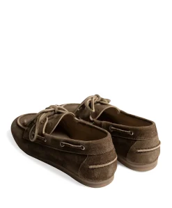 dames mocassins bruin