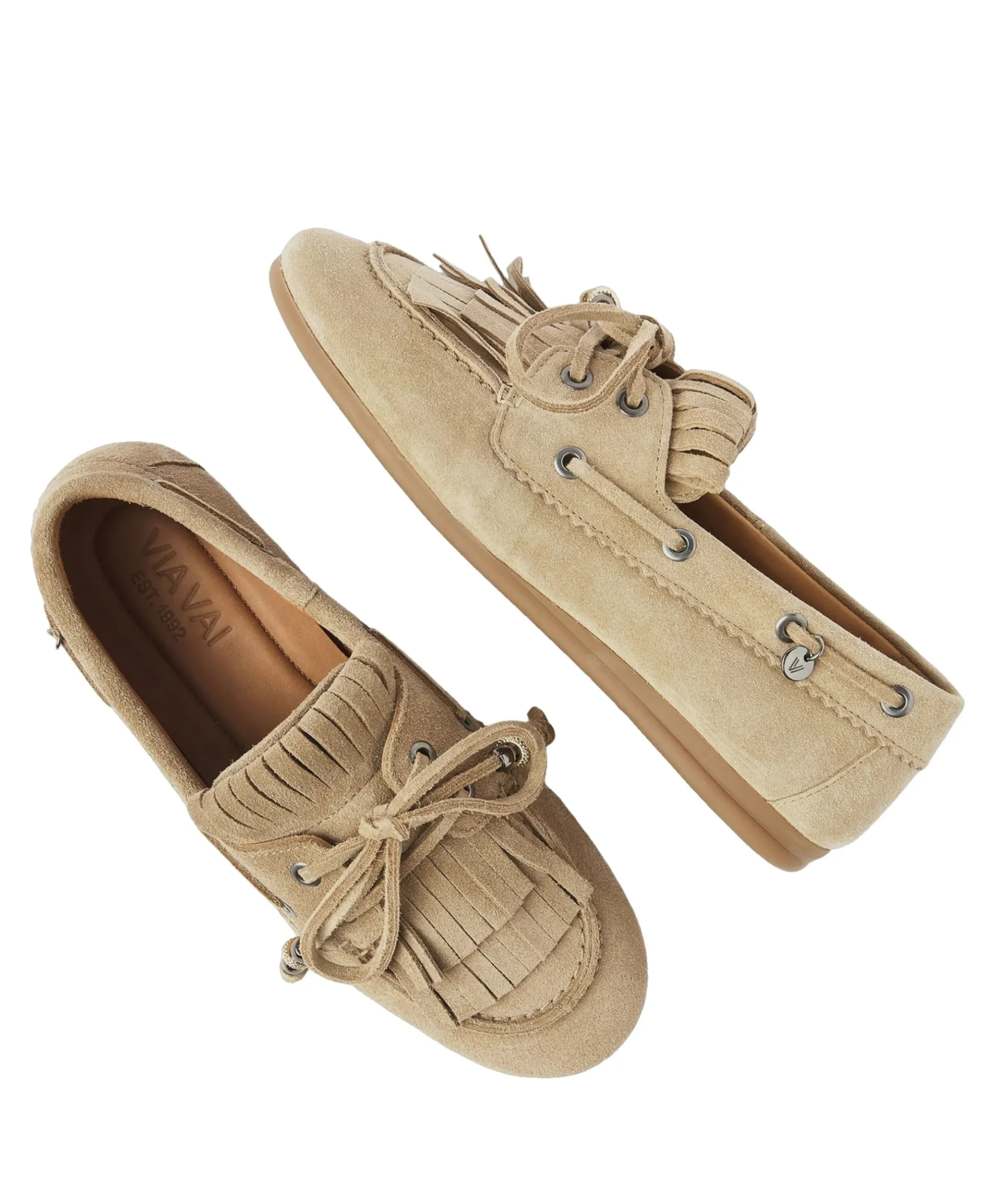 Dames mocassins June Loua beige