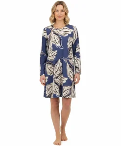 Dames nachthemd blauw