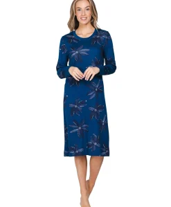 Dames nachthemd blauw
