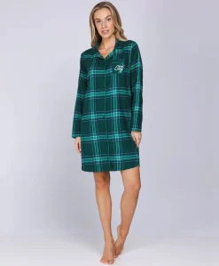 Dames nachthemd groen