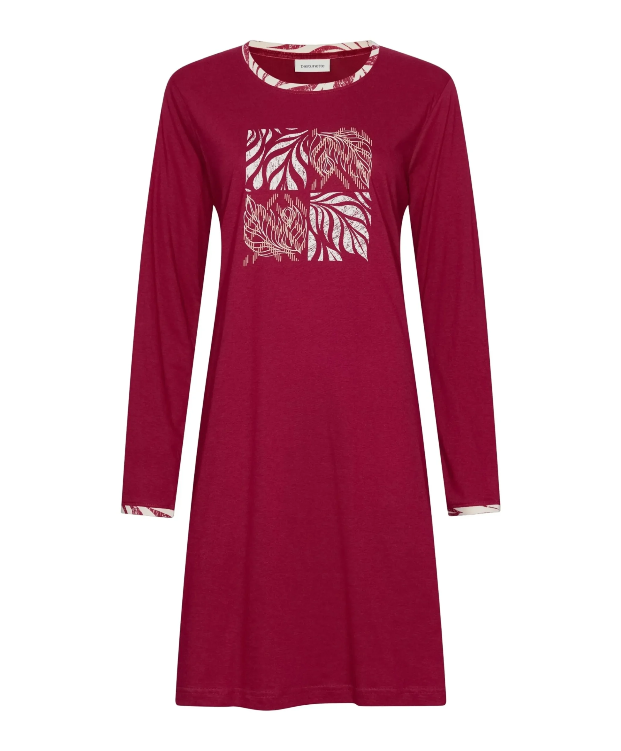 Dames nachthemd rood