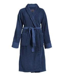 Dames ochtendjas blauw
