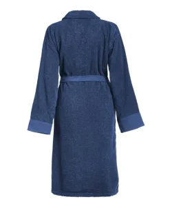 Dames ochtendjas blauw