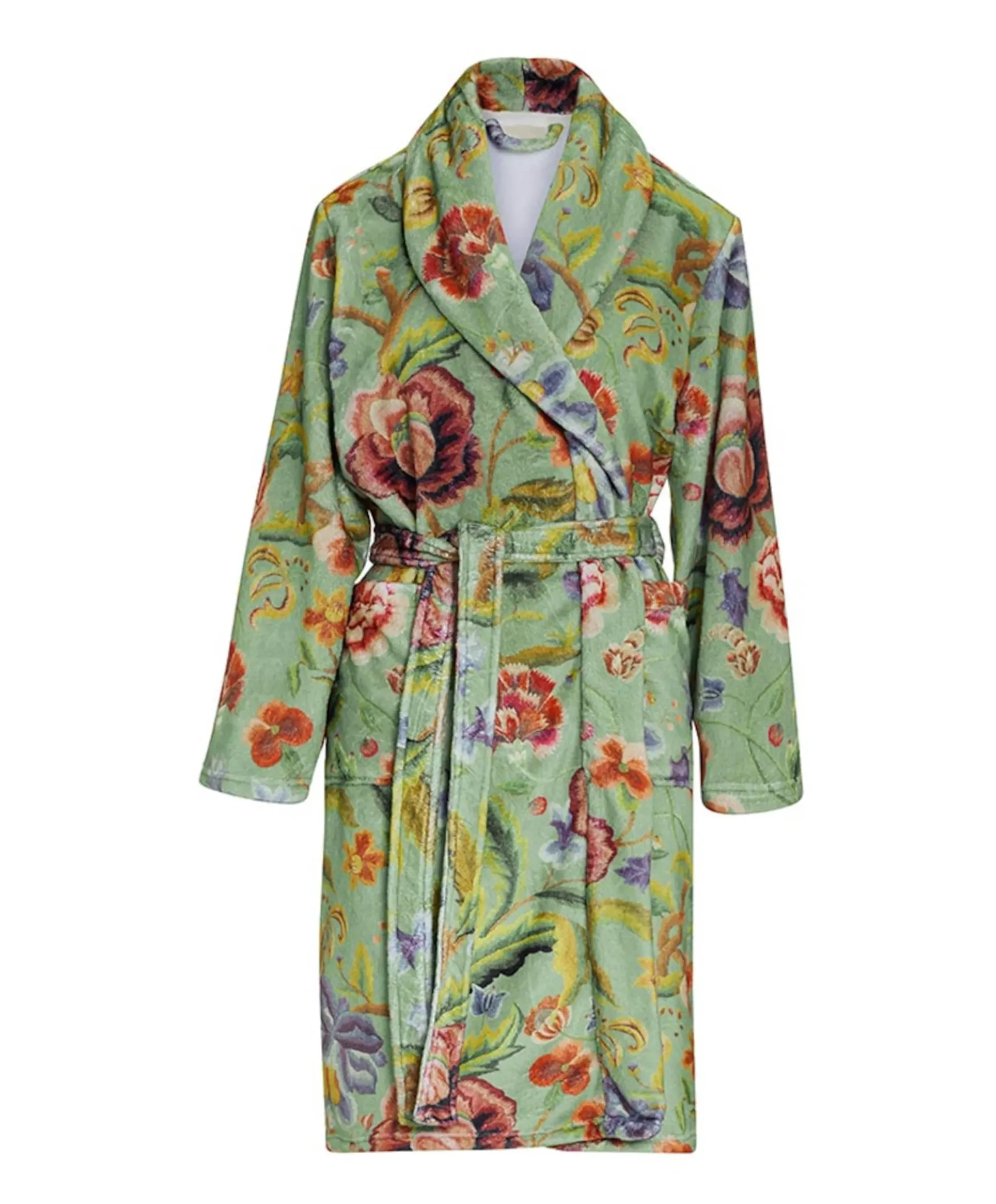 Dames ochtendjas groen