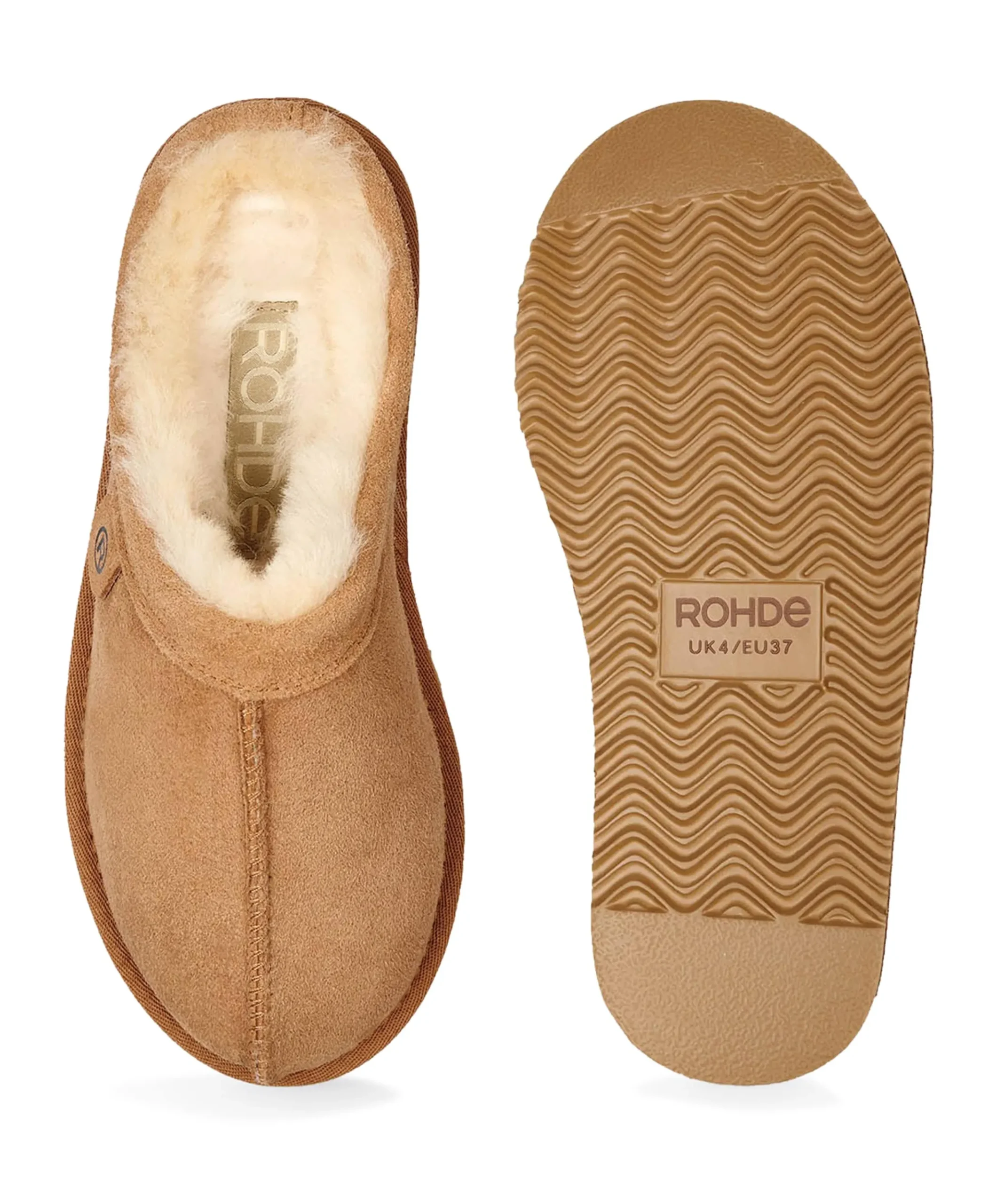 dames pantoffels bruin