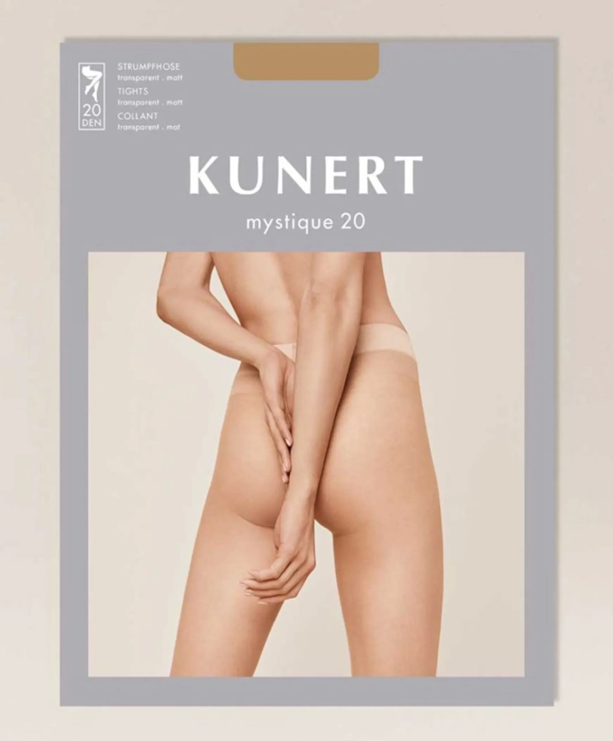 Dames panty Mystique 20 denier beige