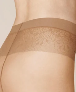 Dames panty Mystique 5 denier tan beige