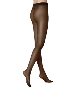 Dames panty Satin Look 20 denier zwart
