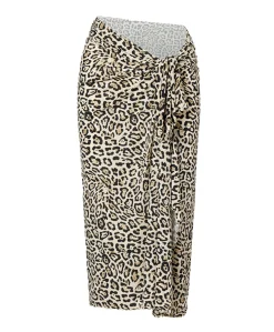 Dames pareo beige
