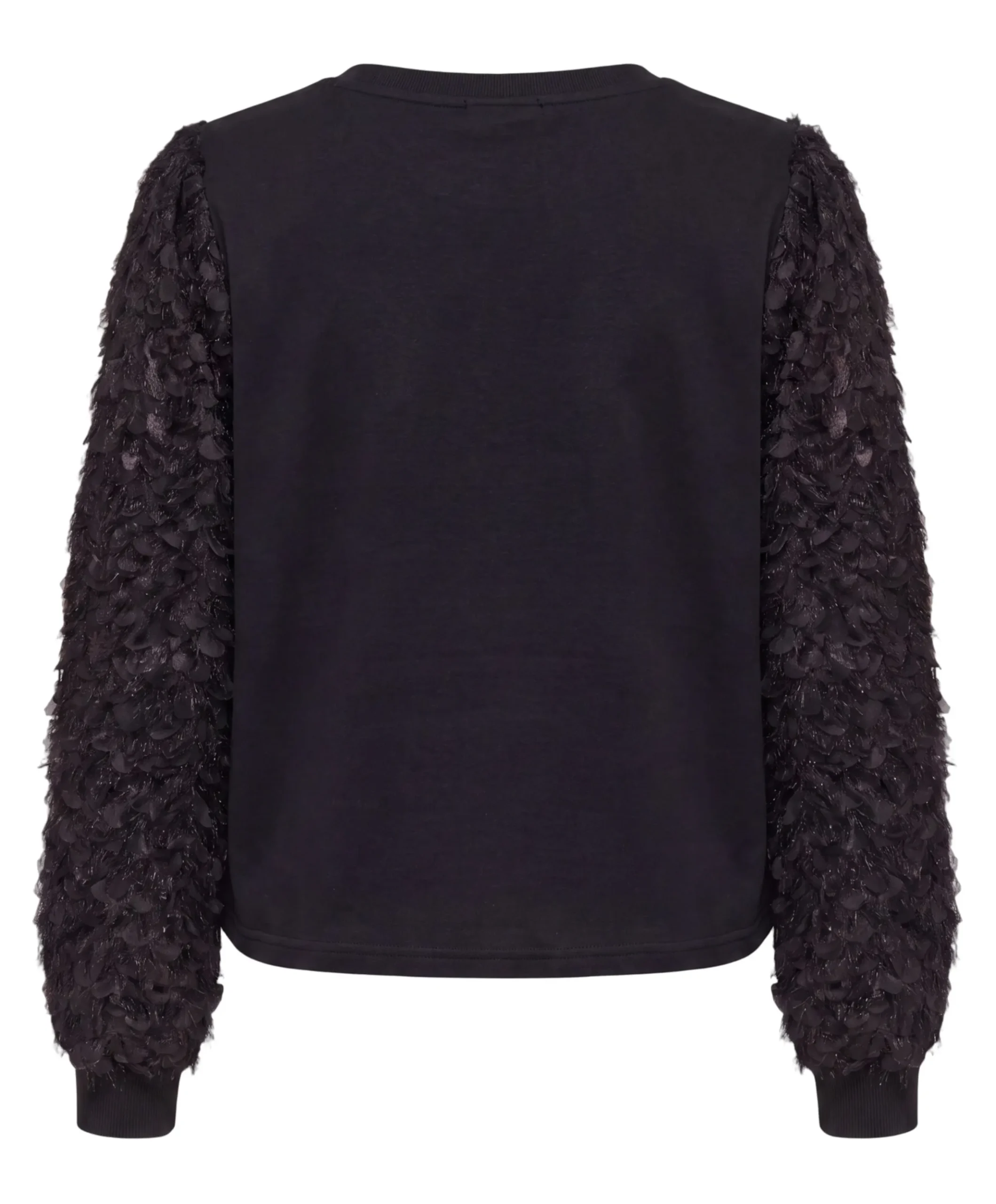 Dames plussize sweater zwart