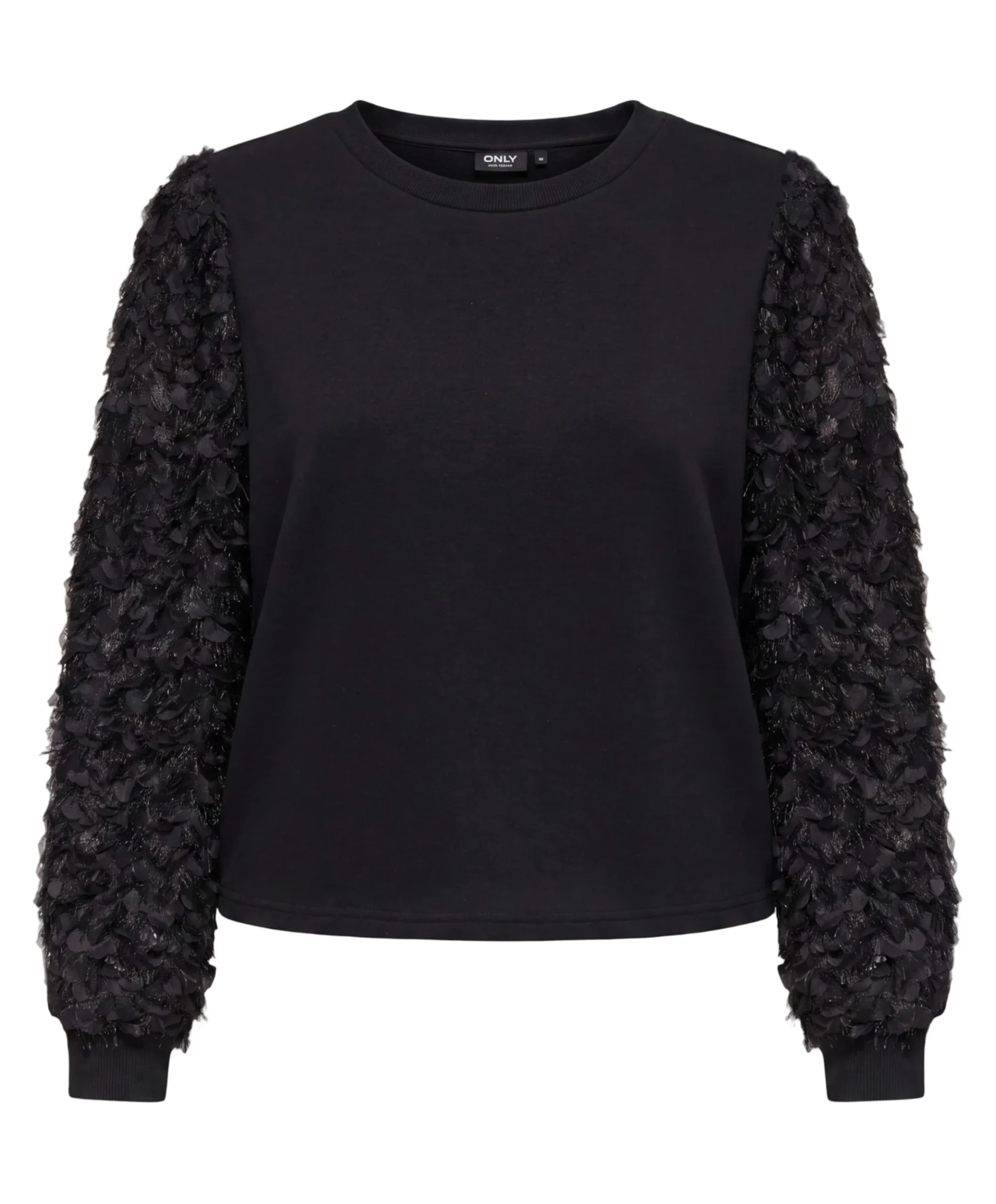 Dames plussize sweater zwart