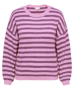 Dames plussize trui roze