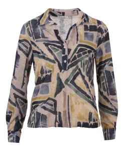 Dames polo beige