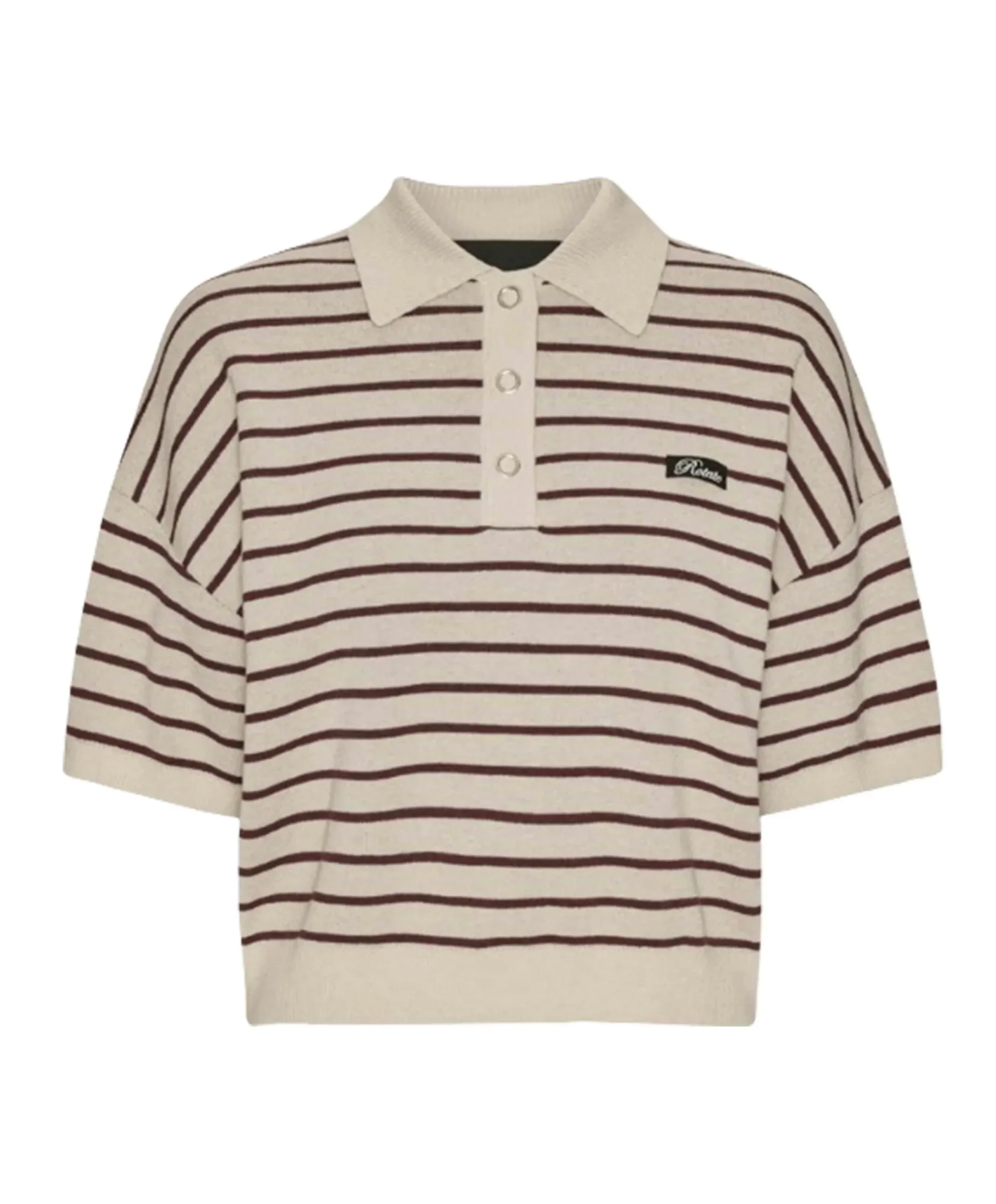 Dames polo beige
