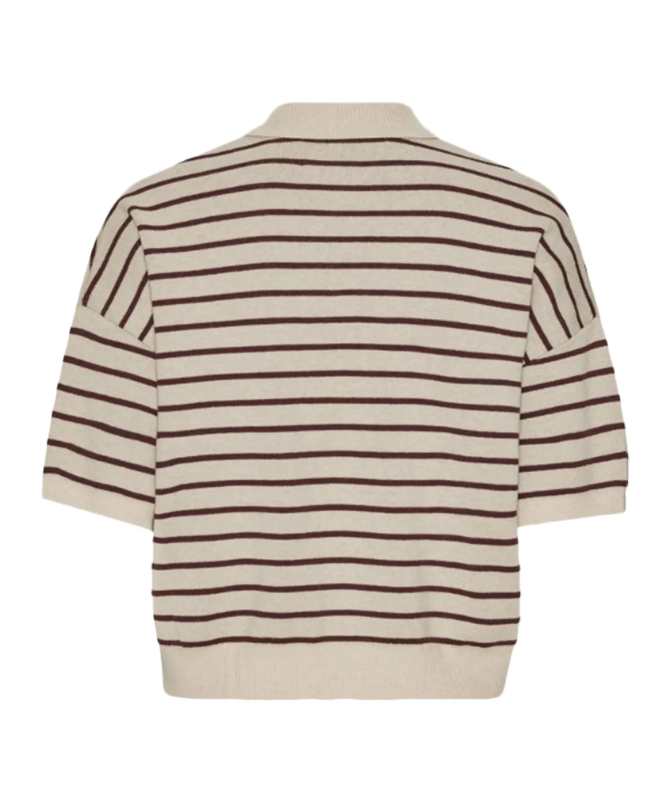 Dames polo beige