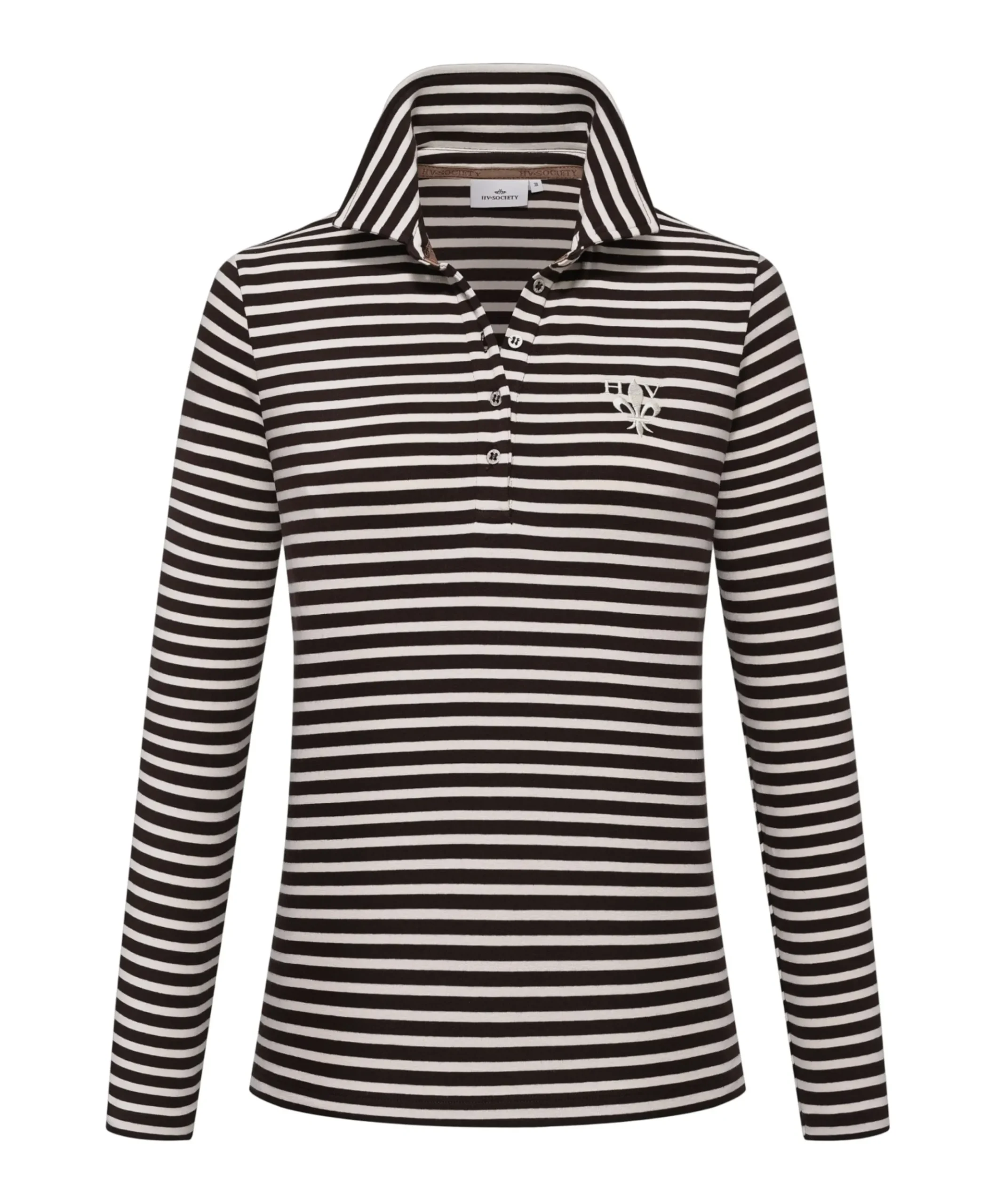 Dames polo bruin