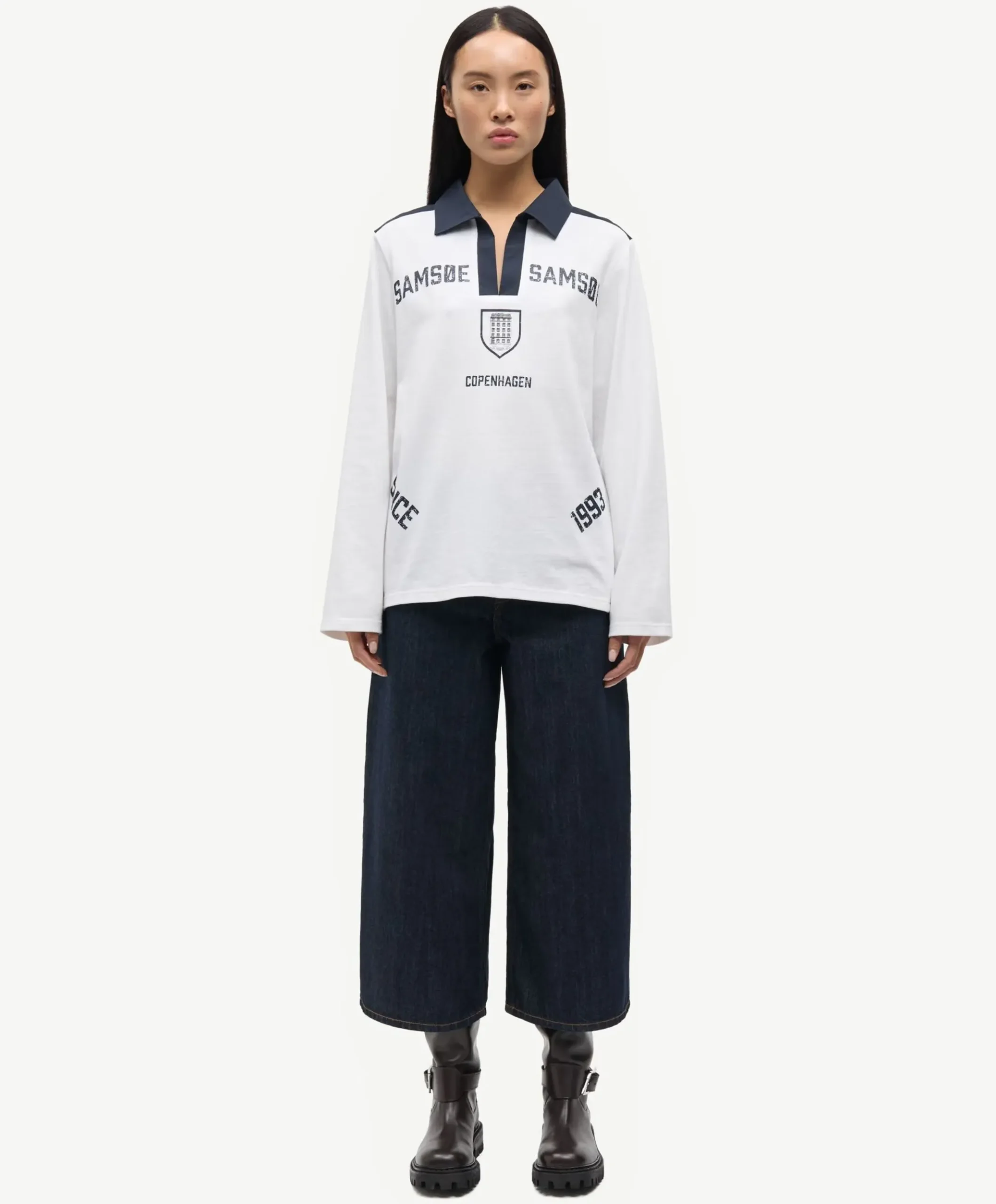 Dames polo wit
