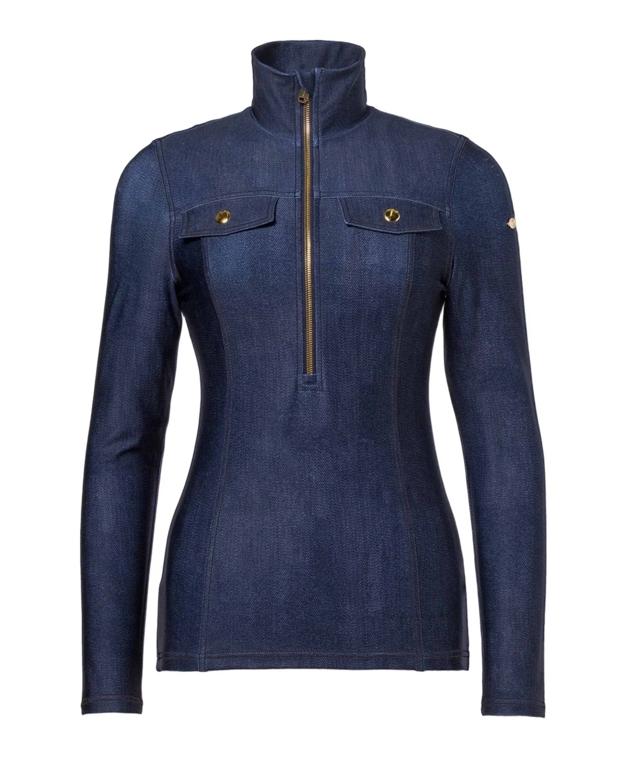 Dames pully blauw