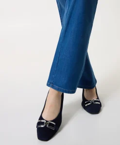 dames pumps blauw