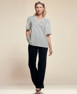 Dames pyjamabroek blauw