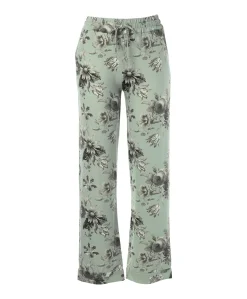 Dames pyjamabroek groen