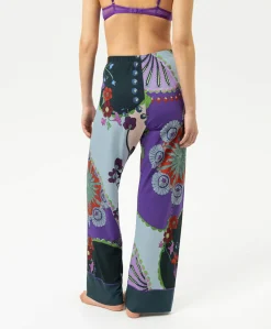 Dames pyjamabroek multicolor