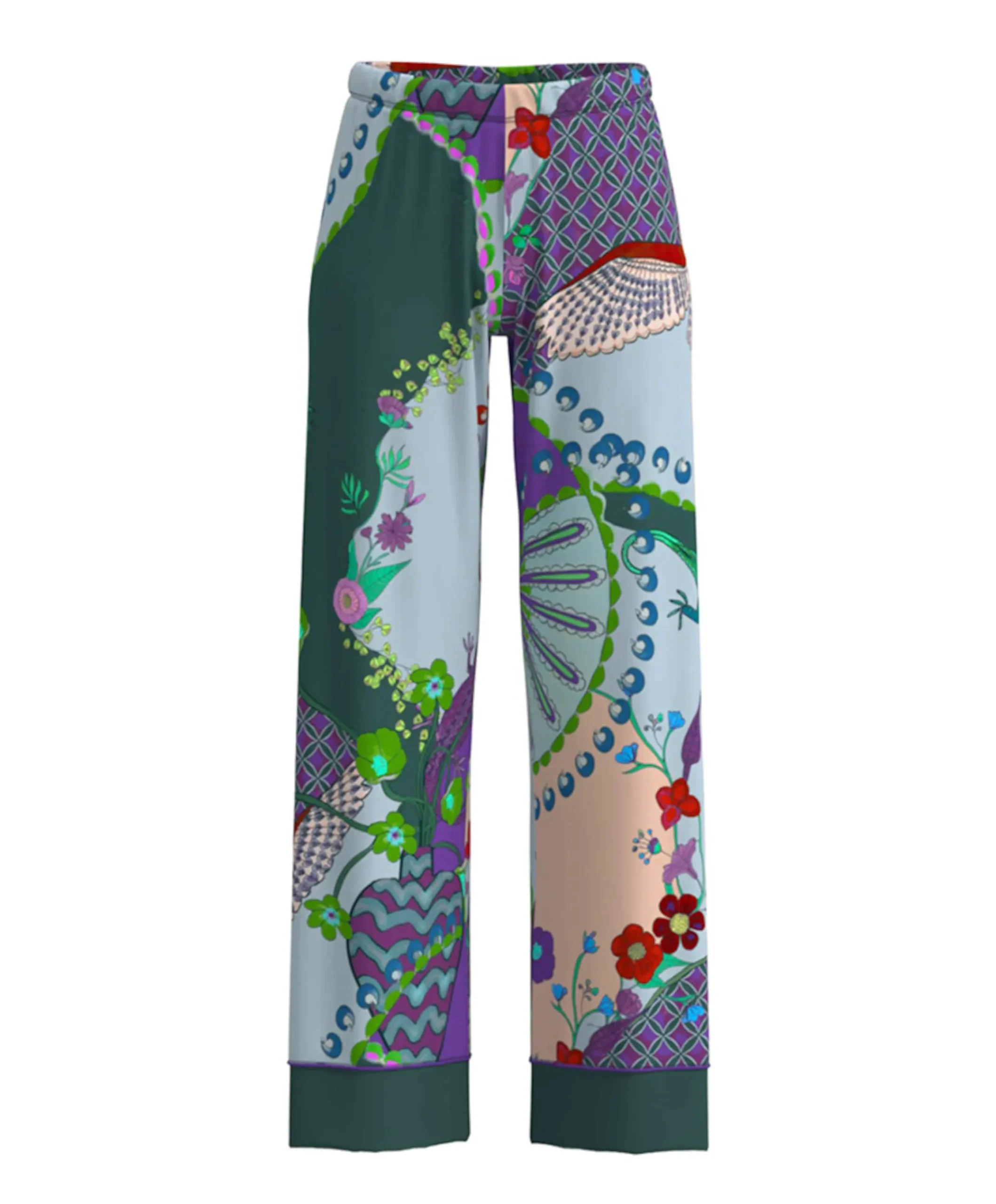 Dames pyjamabroek multicolor