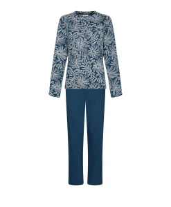 Dames pyjamaset blauw