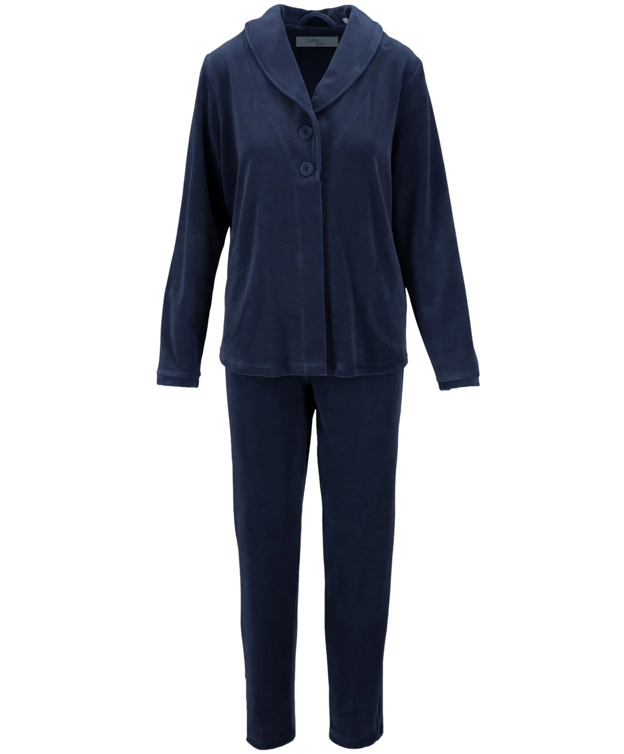 Dames pyjamaset blauw