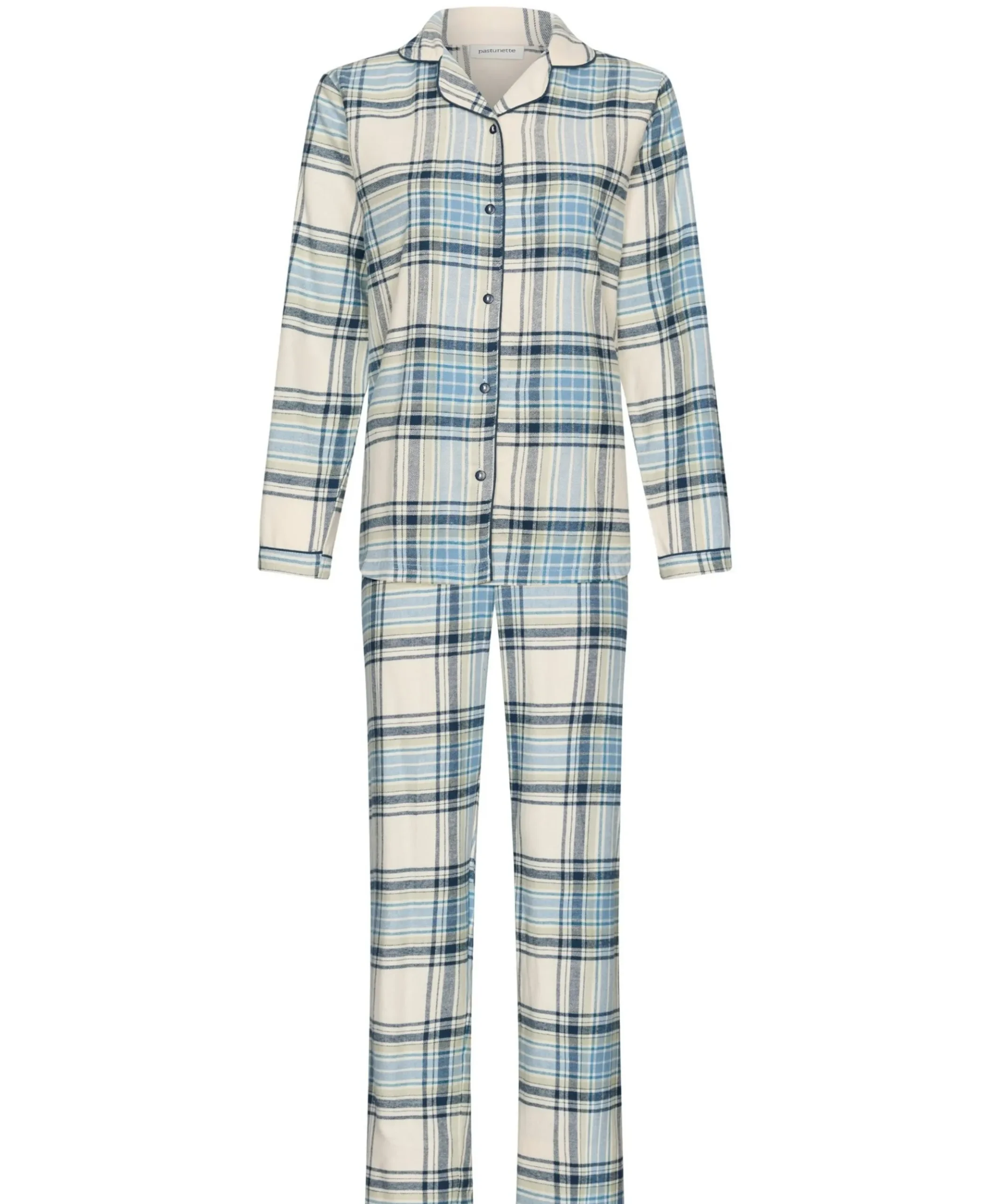 Dames pyjamaset blauw