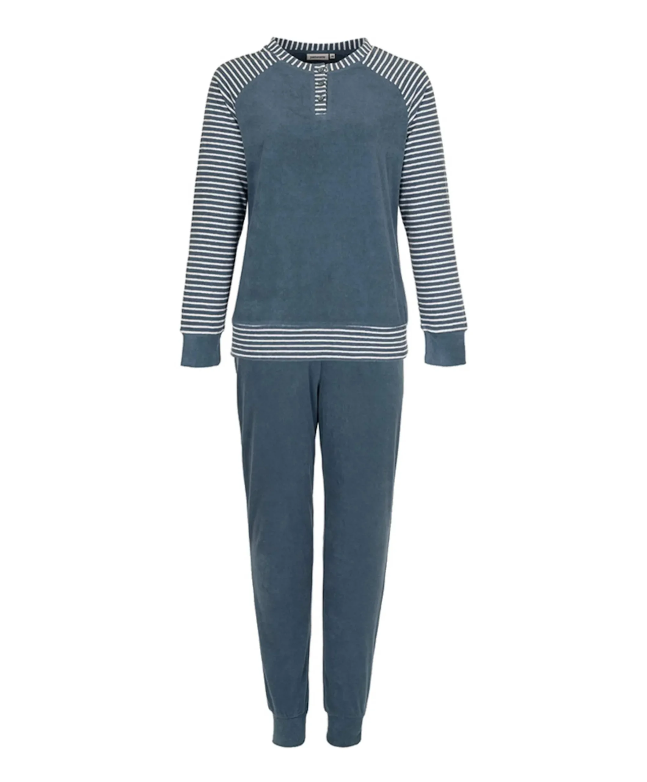 Dames pyjamaset blauw