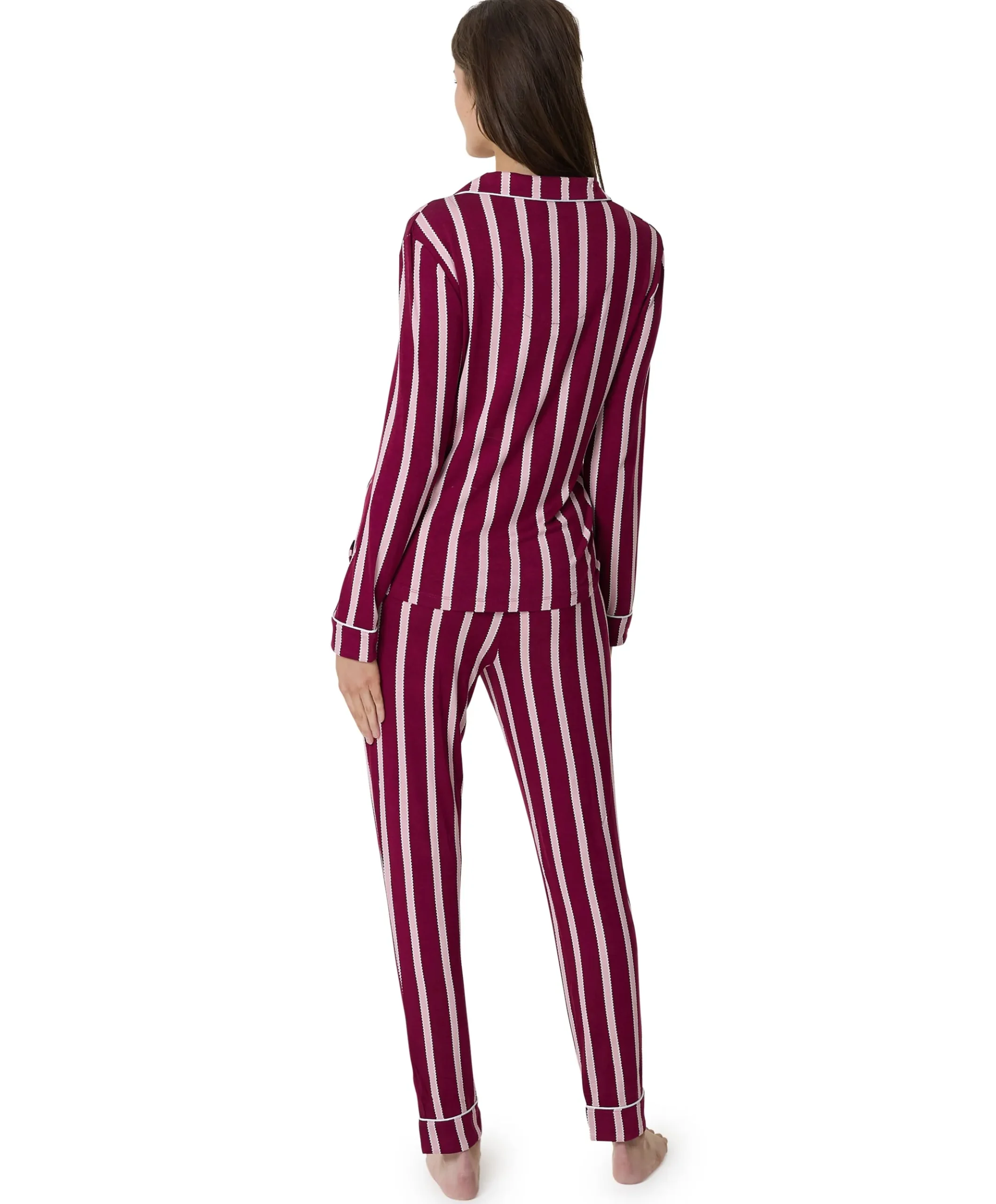 Dames pyjamaset roze