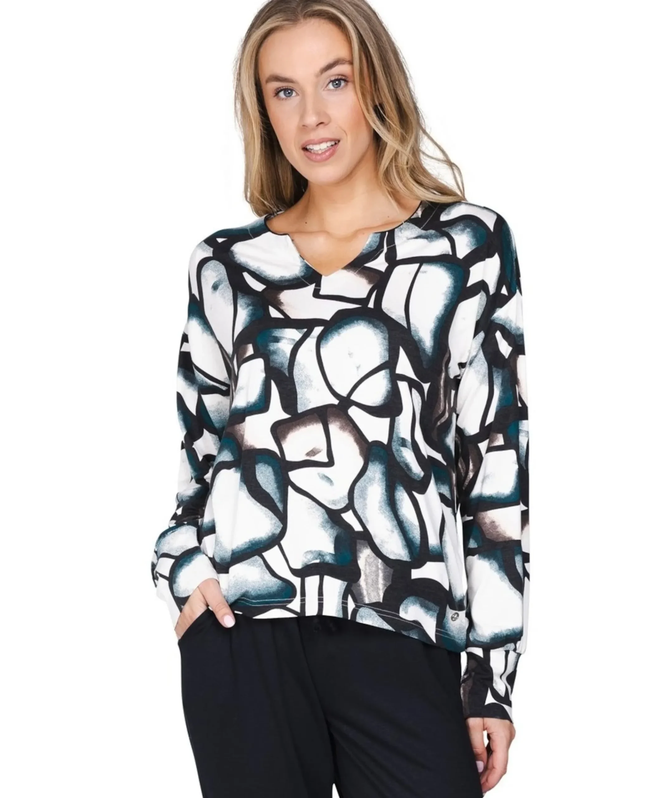 Dames pyjamaset zwart